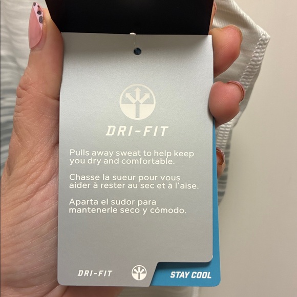 Nike dri fit Gray and white racerback tennis tank NWT - Picture 9 of 14